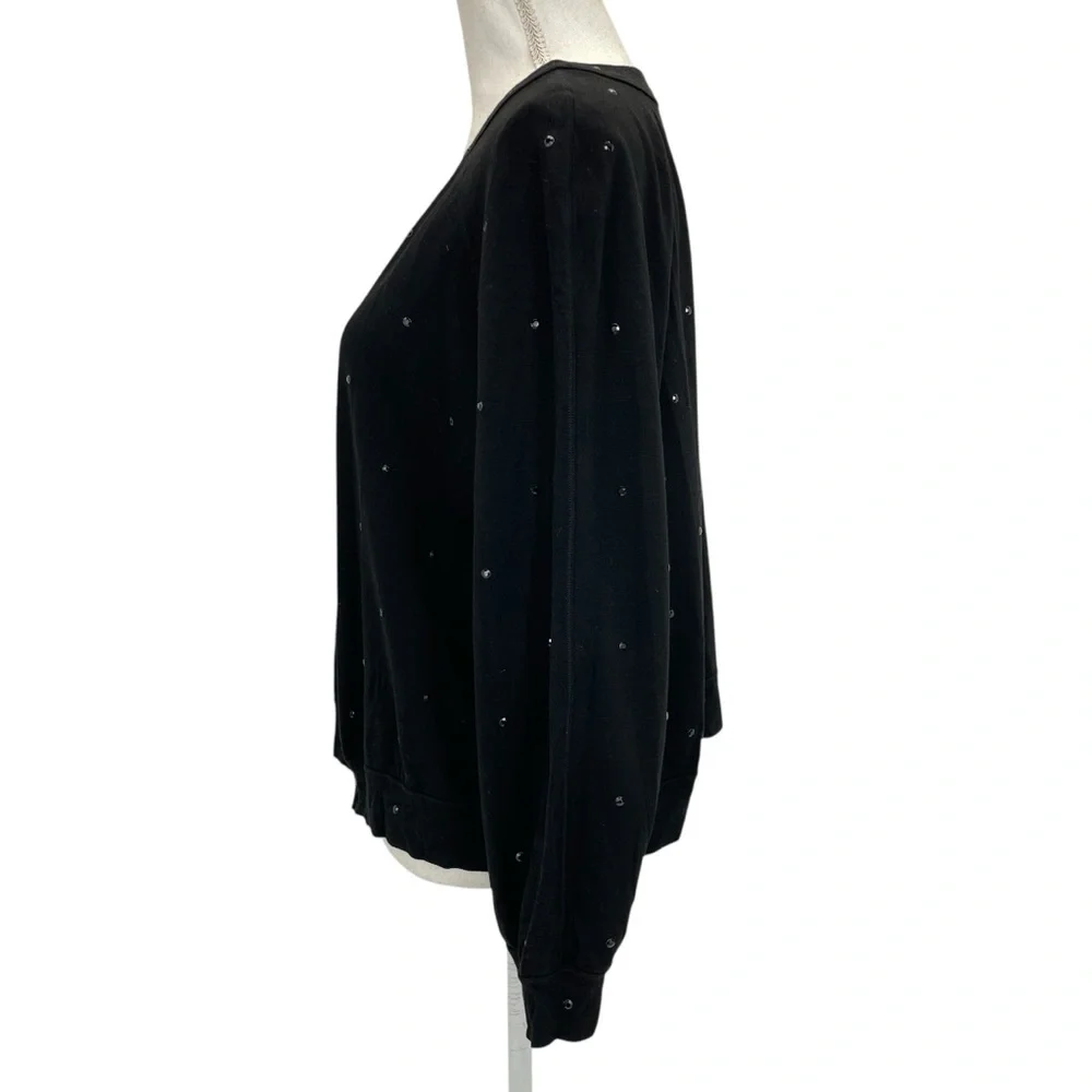 St. John Cardigan Jacket Large Black